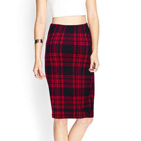 Red Skirt Midi