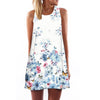 Blue Vintage Flower Dress