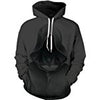 HelloTem Unisex 3d Printed Big Pockets Drawstring Hoodie Sweatshirt (C154, S/M)