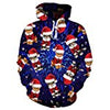 Men Women 3d Print Galaxy Space Hoodie Casual Pocket Hip Hop Hooded Sweatshirt large