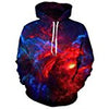 Men Women 3d Print Galaxy Space Hoodie Casual Pocket Hip Hop Hooded Sweatshirt large