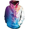 HelloTem Unisex 3d Printed Big Pockets Drawstring Hoodie Sweatshirt (C154, S/M)