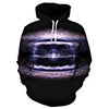 Men Women 3d Print Galaxy Space Hoodie Casual Pocket Hip Hop Hooded Sweatshirt large