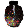 Men Women 3d Print Galaxy Space Hoodie Casual Pocket Hip Hop Hooded Sweatshirt large