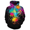 Men Women 3d Print Galaxy Space Hoodie Casual Pocket Hip Hop Hooded Sweatshirt large