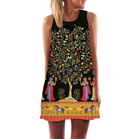 Egypt Holy Tree Dress