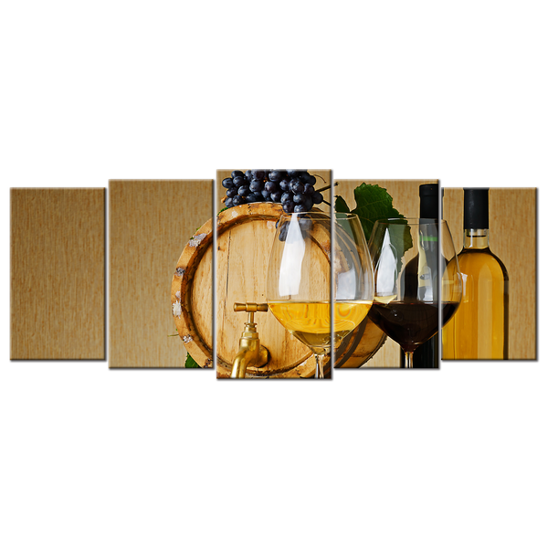 Wine Barrel Cheese - 5 panel